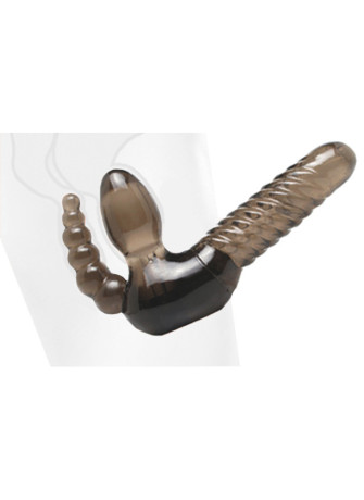 Strapless Strap-On with Anal Stimulator